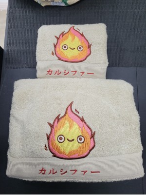 Jogo de toalha CALCIFER 1.4M
