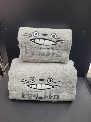 Jogo de toalha TOTORO FACE 1.4m