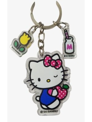 CHAVEIRO ACRILICO HELLO KITTY MILK HANA