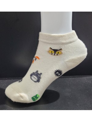 MEIA CANO CURTO TOTORO FRIENDS 